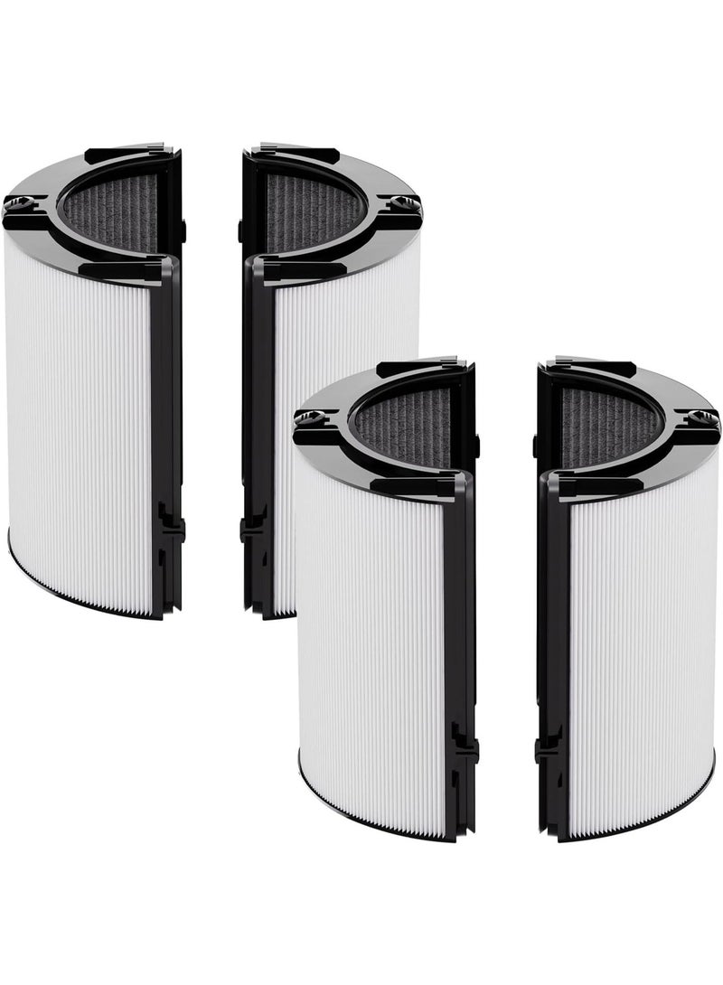 M.A&F's True HEPA+Carbon Filter 2-Pack Replacement for Dyson PH01 PH02 PH03 HP06 TP06 HP07 TP07 HP09 TP09 HP10 TP10 360° Combi Glass Purifying Fans, Compatible with Dyson Pure Cool Hot Air Puri-fier - Image 1